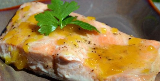 saumon poisson érable